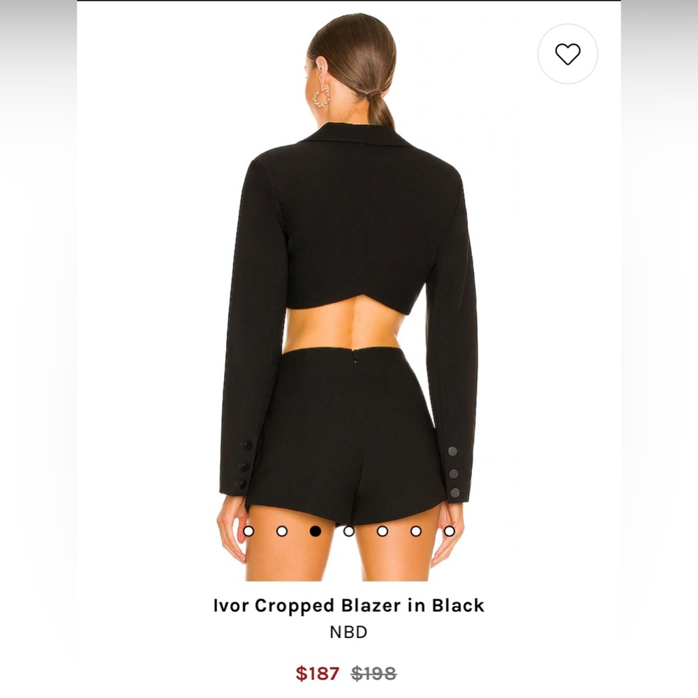 Cropped blazer - Picture 2 of 4